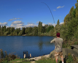 The fish fought well all the way in, using the deep margins in front of us to its advantage.